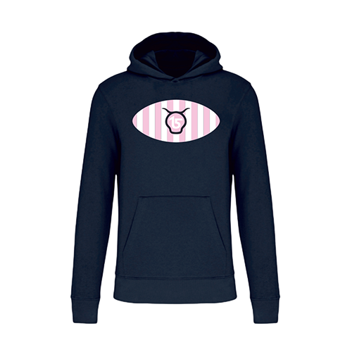 Cantal Shop | SWEAT À CAPUCHE ENFANT OVALE MARINE