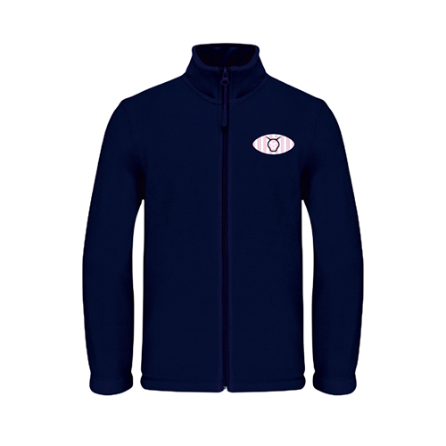 Cantal Shop | POLAIRE ZIPPÉE ENFANT OVALE MARINE
