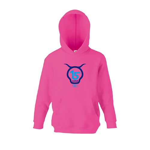 Cantal Shop | SWEAT À CAPUCHE ENFANT SALERS 15 FUCHSIA