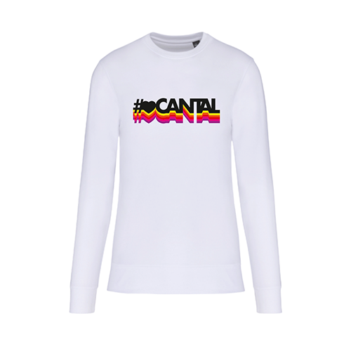 Cantal Shop | SWEAT ENFANT HASHTAG CANTAL BLANC