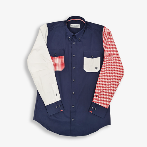 Cantal Shop | CHEMISE IPEKNUR À CARREAUX ROUGE SALERS 15