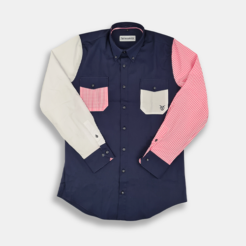 Cantal Shop | CHEMISE IPEKNUR À CARREAUX ROSE SALERS 15