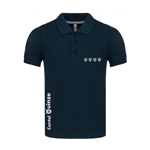 POLO ENFANT CANTAL QUINZE MARINE