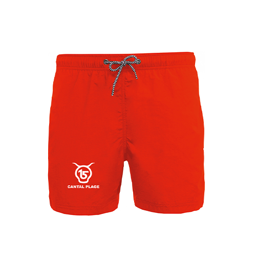 Cantal Shop | SHORT DE BAIN SALERS 15 ORANGE