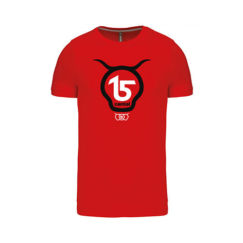 Cantal Shop | TEE-SHIRT ROUGE SALERS 15