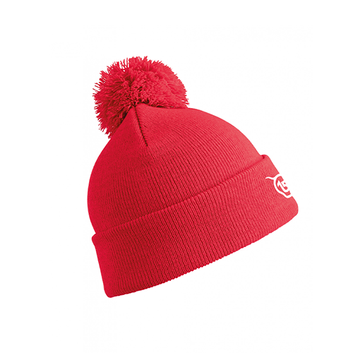 BONNET À POMPON SALERS 15 ROUGE