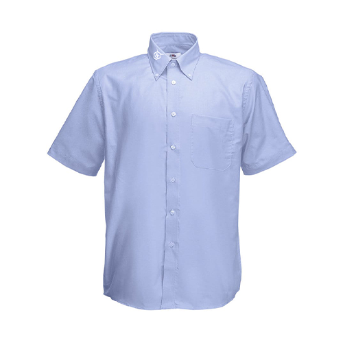 Cantal Shop | CHEMISE MANCHES COURTES BLEU CIEL SALERS 15