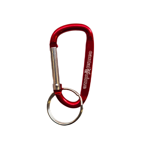 Cantal Shop | PORTE-CLÉS MOUSQUETON ROUGE CANTAL QUINZE