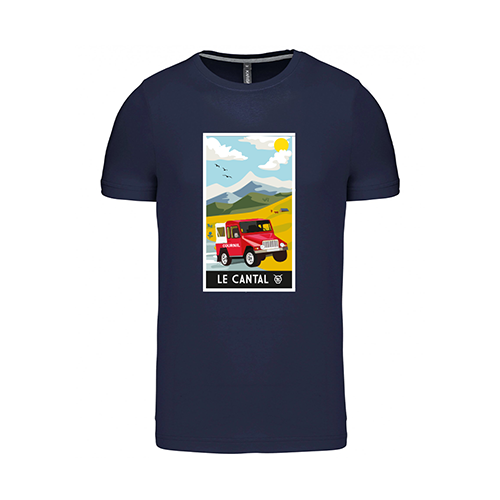 Cantal Shop | TEE-SHIRT COURNIL MARINE