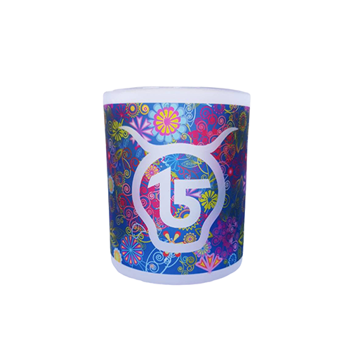 MUG TRANSPARENT À FLEURS SALERS 15