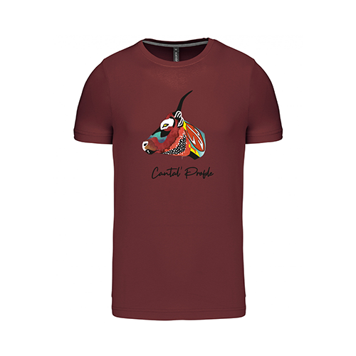 Cantal Shop | TEE-SHIRT BUTTOCK BORDEAUX