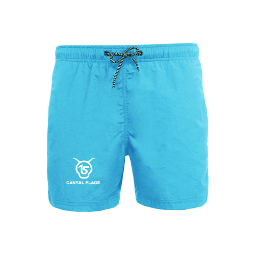 Cantal Shop | SHORT DE BAIN SALERS 15 BLEU CIEL