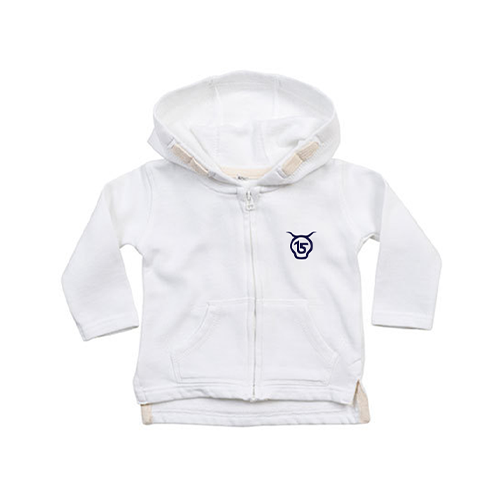 Cantal Shop |  - SWEAT ZIPPÉ À CAPUCHE BLANC SALERS 15