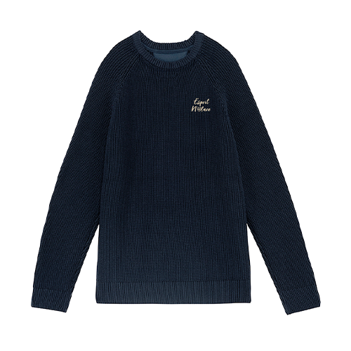 Cantal Shop |  - PULL À GROSSES MAILLES ESPRIT NATURE MARINE