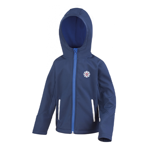 Cantal Shop |  - VESTE SOFTSHELL ENFANT FLOCON MARINE