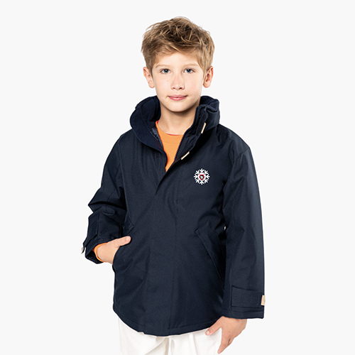 Cantal Shop |  - PARKA ENFANT FLOCON MARINE