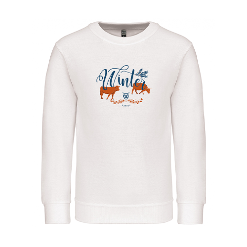 Cantal Shop |  - SWEAT ENFANT WINTER BLANC