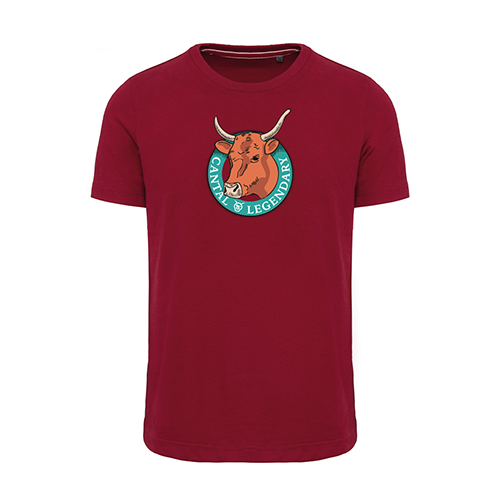 Cantal Shop |  - TEE-SHIRT LEGENDARY ROUGE