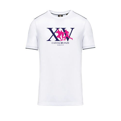 Cantal Shop |  - TEE-SHIRT RUGBY XV BLANC