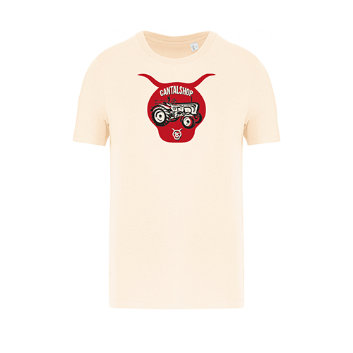 Cantal Shop |  - TEE-SHIRT TRACTEUR SALERS 15 IVOIRE