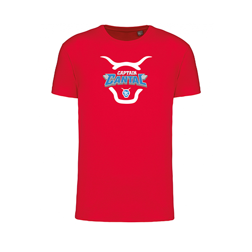 Cantal Shop |  - TEE-SHIRT CAPTAIN CANTAL ROUGE