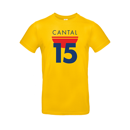 Cantal Shop |  - TEE-SHIRT PASTIS CANTAL JAUNE