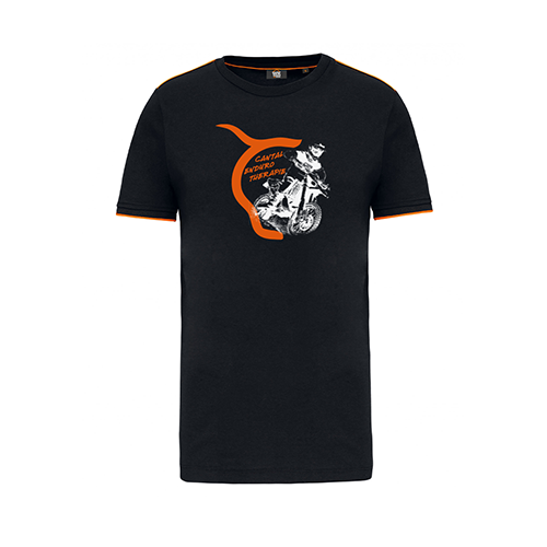 Cantal Shop |  - TEE-SHIRT ENDURO NOIR