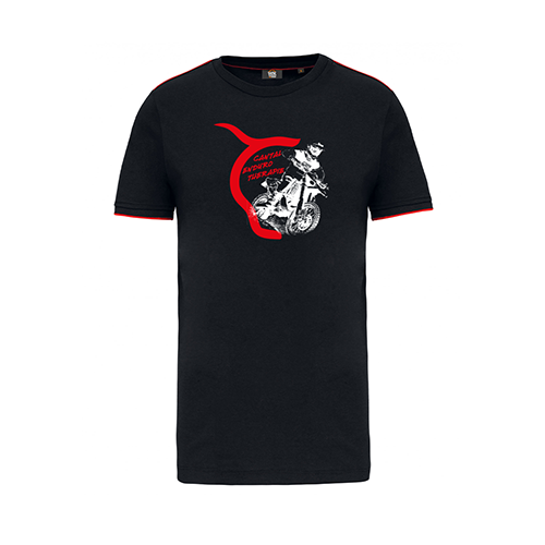 Cantal Shop |  - TEE-SHIRT ENDURO NOIR