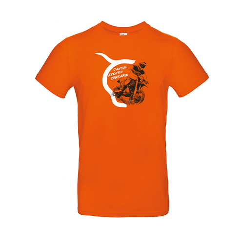 Cantal Shop |  - TEE-SHIRT ENDURO ORANGE