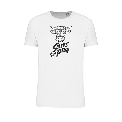 Cantal Shop |  - TEE-SHIRT SALERS DE LA PEUR BLANC