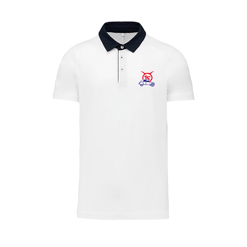 Cantal Shop |  - POLO BRODERIE 2CV BICOLORE