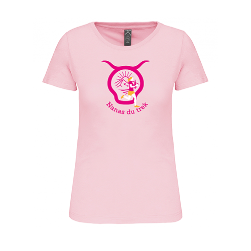 Cantal Shop |  - TEE-SHIRT NANAS DU TREK ROSE
