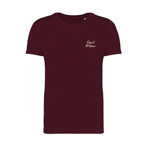 Cantal Shop |  - TEE-SHIRT ENFANT ESPRIT NATURE BORDEAUX