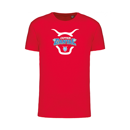 Cantal Shop |  - TEE-SHIRT ENFANT CAPTAIN CANTAL ROUGE