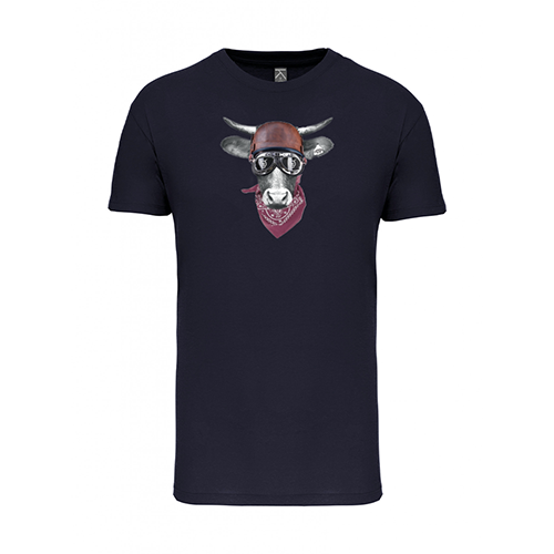 Cantal Shop |  - TEE-SHIRT ENFANT TÊTE CASQUE MARINE