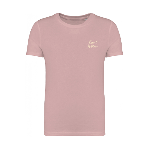 Cantal Shop |  - TEE-SHIRT ENFANT ESPRIT NATURE ROSE