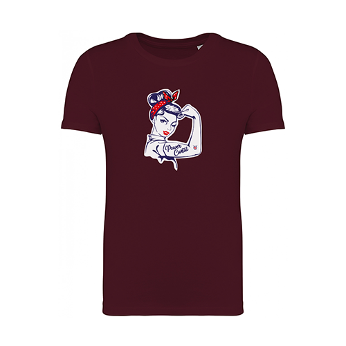 Cantal Shop |  - TEE-SHIRT ENFANT POWER CANTAL BORDEAUX