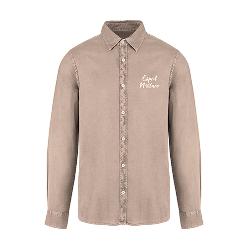 Cantal Shop |  - CHEMISE DÉLAVÉE ESPRIT NATURE BEIGE