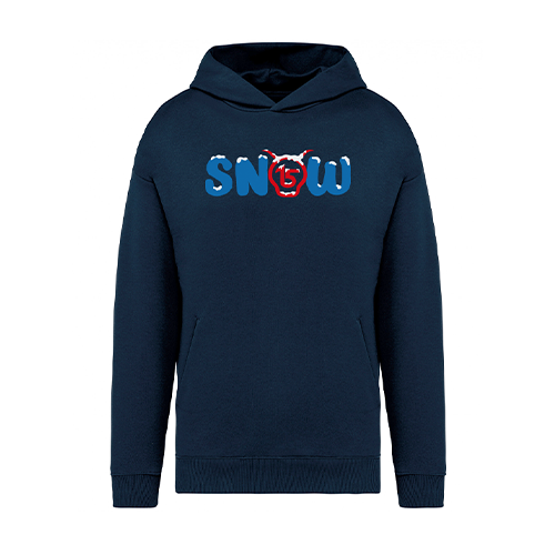 Cantal Shop |  - SWEAT À CAPUCHE OVERSIZE SNOW MARINE