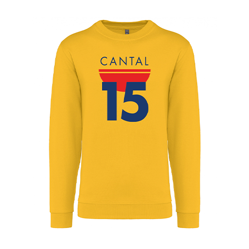 Cantal Shop |  - SWEAT PASTIS JAUNE