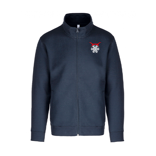 Cantal Shop |  - SWEAT ZIPPÉ FLOCON MARINE