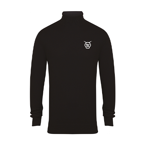 Cantal Shop |  - PULL COL ROULÉ SALERS 15 NOIR