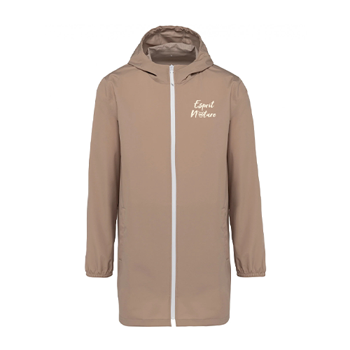 Cantal Shop |  - VESTE IMPERMÉABLE ESPRIT NATURE BEIGE