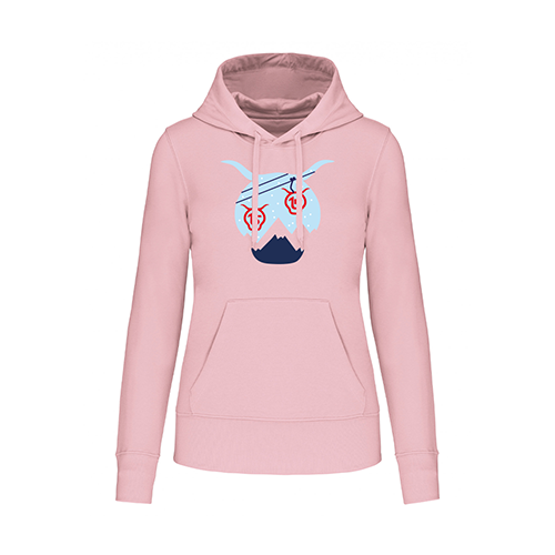 Cantal Shop |  - SWEAT À CAPUCHE TÉLÉCABINE ROSE