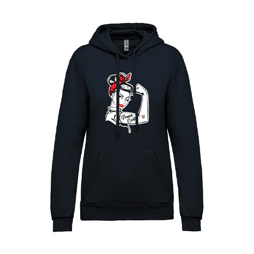 Cantal Shop |  - SWEAT À CAPUCHE POWER CANTAL MARINE