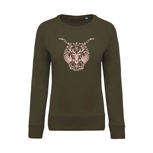 Cantal Shop |  - SWEAT CERF KAKI