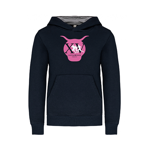 Cantal Shop |  - SWEAT À CAPUCHE ENFANT RUGBY XV MARINE