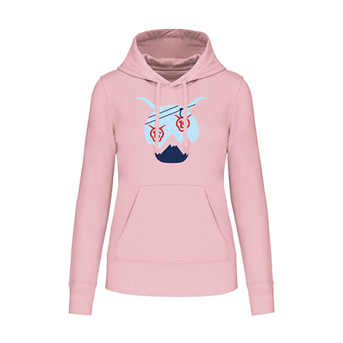 Cantal Shop |  - SWEAT À CAPUCHE ENFANT TÉLÉCABINE ROSE