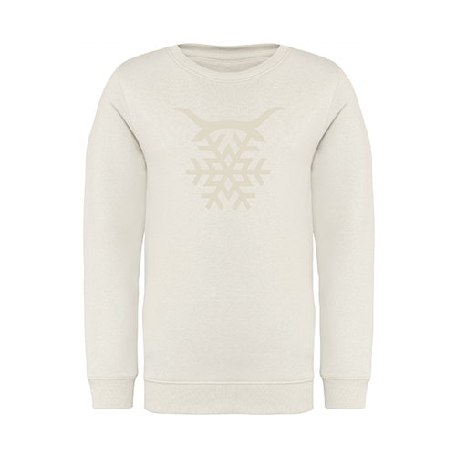 Cantal Shop |  - SWEAT ENFANT FLOCON BEIGE