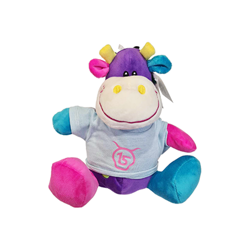 Cantal Shop |  - PELUCHE VACHE COLORÉE SALERS 15